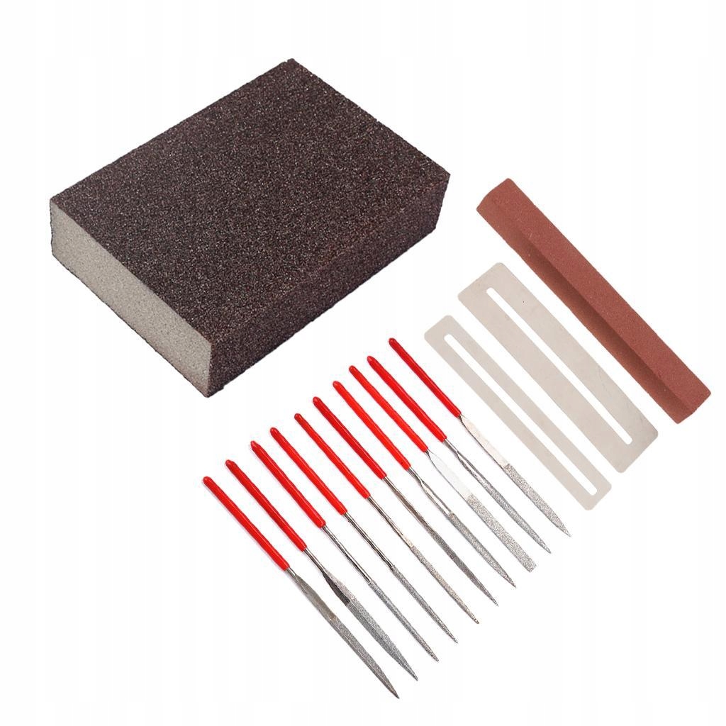 14-krotny zestaw do szlifowania progów gitarowych do naprawy lutników