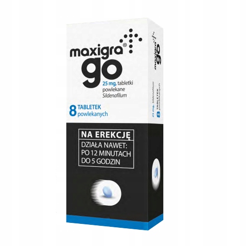 Maxigra GO 8 tabletek powlekanych