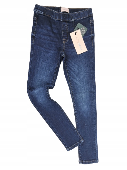 Spodnie jeans skinny tregginsy ONLY 128 granatowe