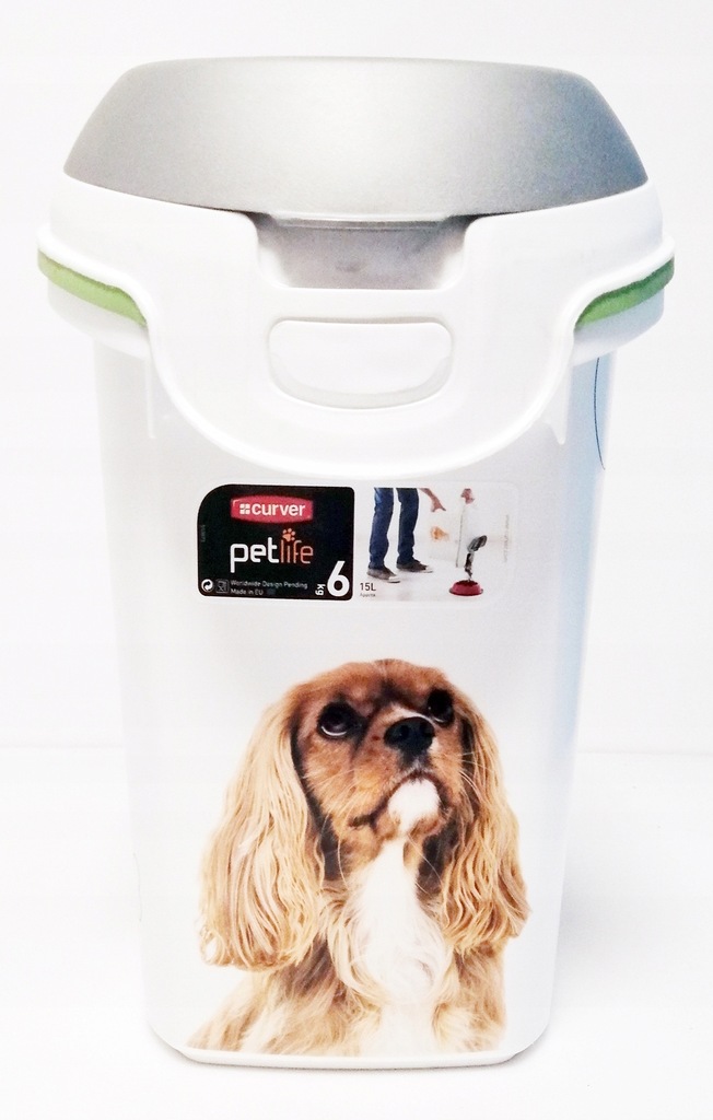 Купить КОНТЕЙНЕР ДЛЯ КОРМА ДЛЯ СОБАК CURVER PETLIFE 6 КГ / 15 Л: отзывы ...