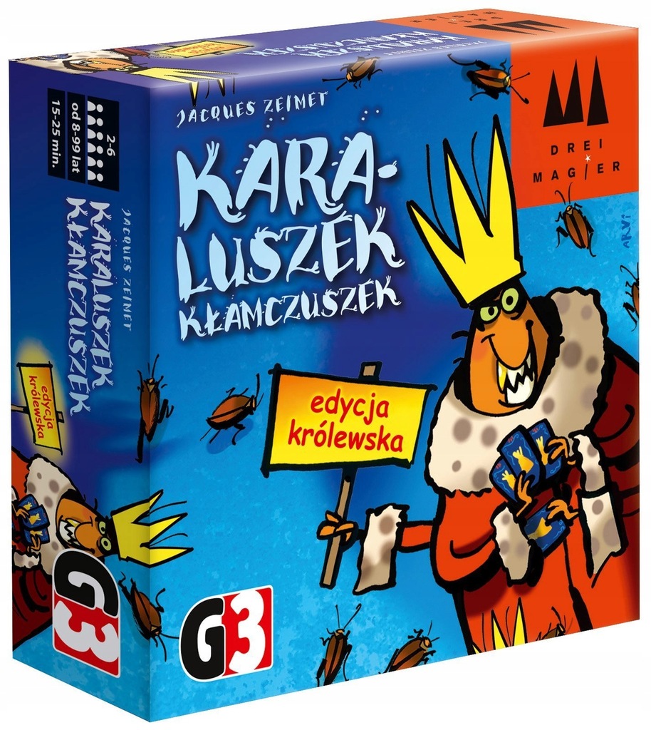 Gra G3 Karaluszek kłamczuszek (edycja królewska)