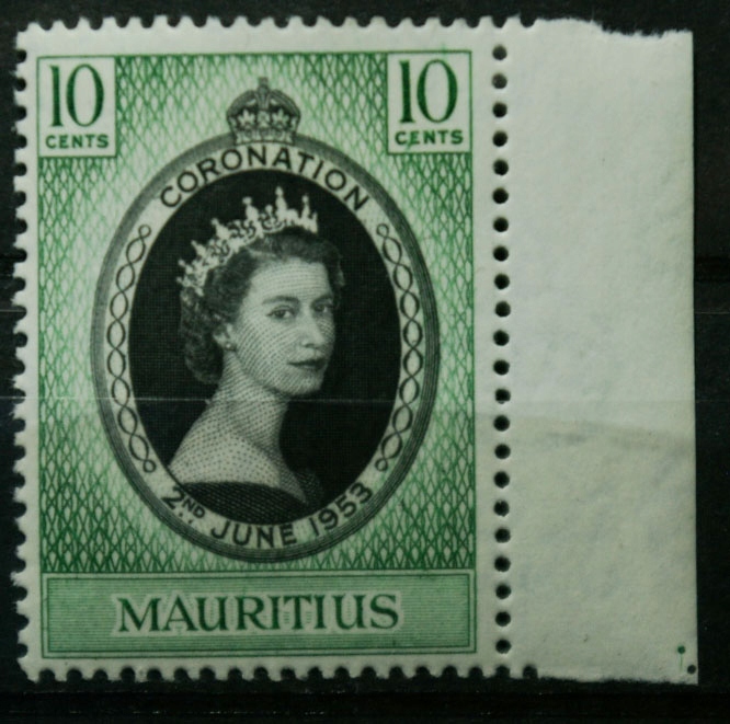 kolonie brytyjskie Mauritius / Queen Elizabeth koronacja