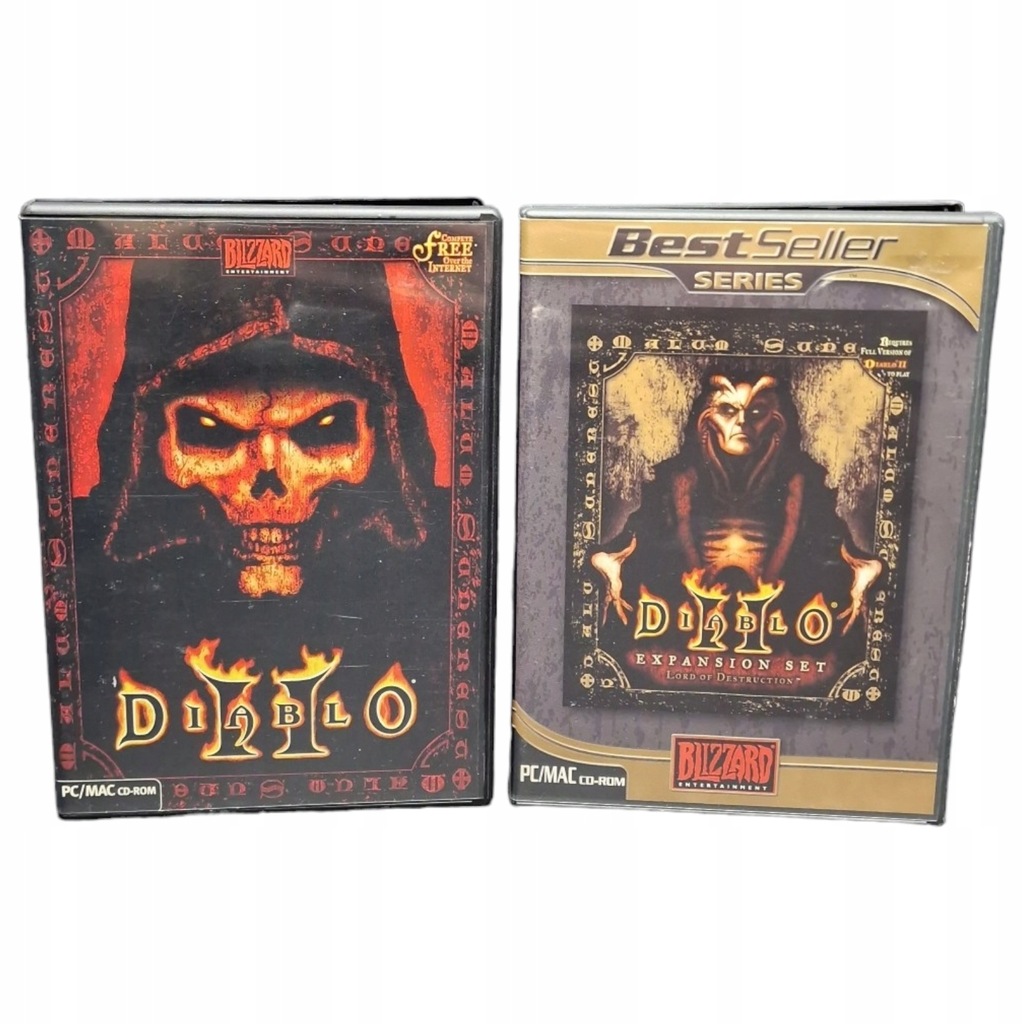 Diablo II + Lord of Destruction wydania pudełkowe BOX ENG