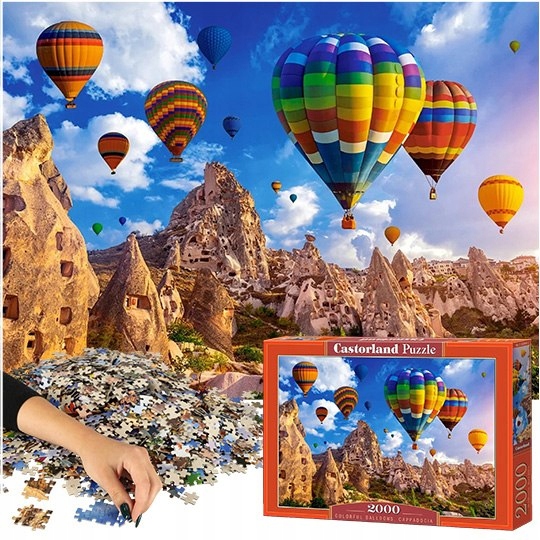 CASTORLAND Puzzle układanka 2000 elementów Colorful Balloons Cappadocia - B