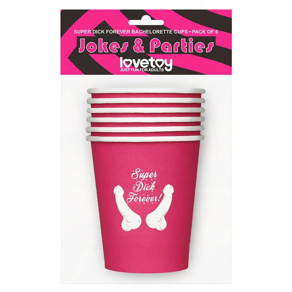 Super Dick Forever Bachelorette Paper Cups(Pack of