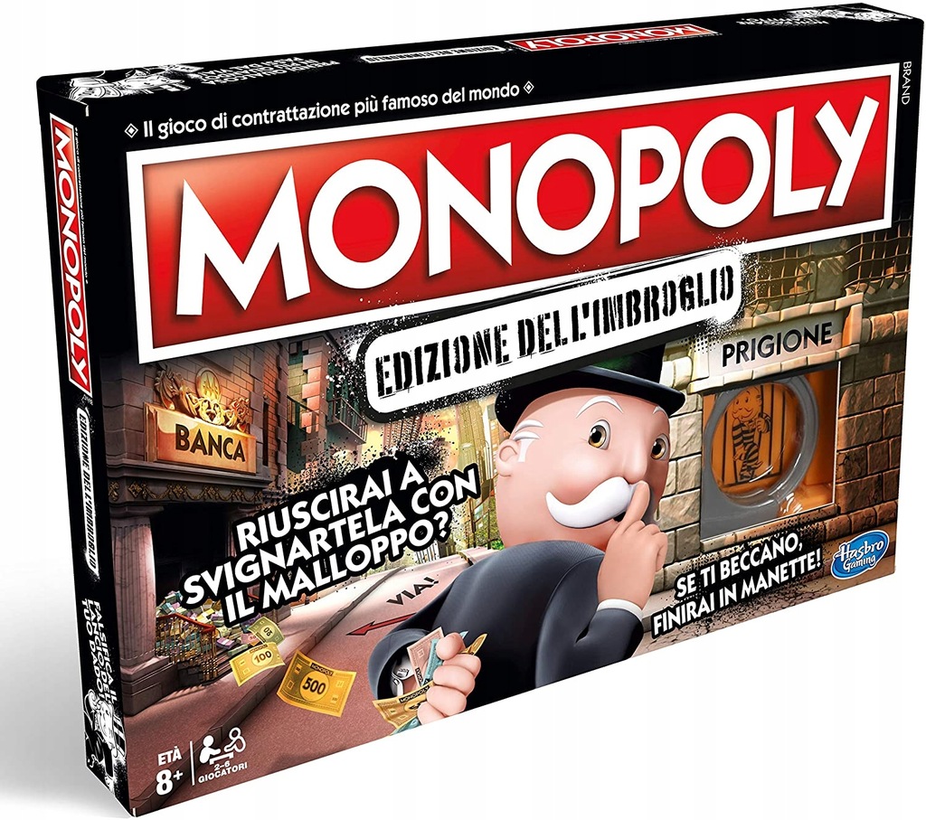 K2650 MONOPOLY EDYCJA OSZUSTWO GRA PLANSZOWA