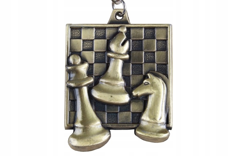 Купить Квадратная ЗОЛОТАЯ шахматная медаль - тяжелая!: отзывы, фото, характеристики в интерне-магазине Aredi.ru