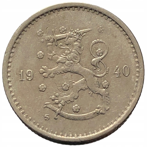 54286. Finlandia, 50 pennia 1940 r.