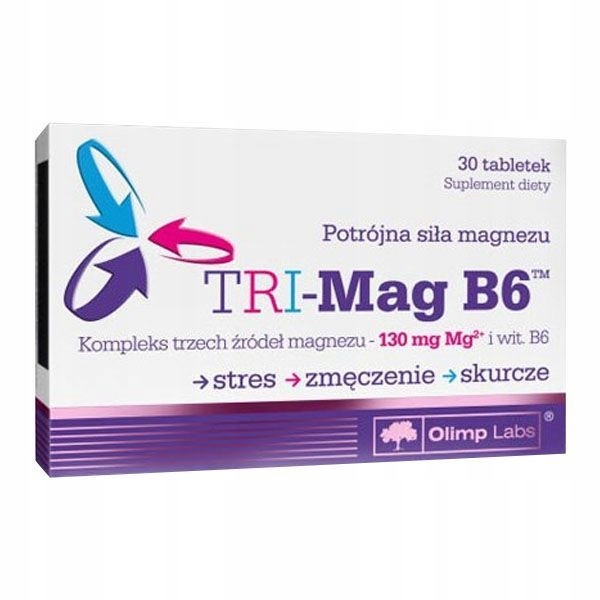 OLIMP TRI-MAG B6 30 tabl. stres zmęczenie skurcze