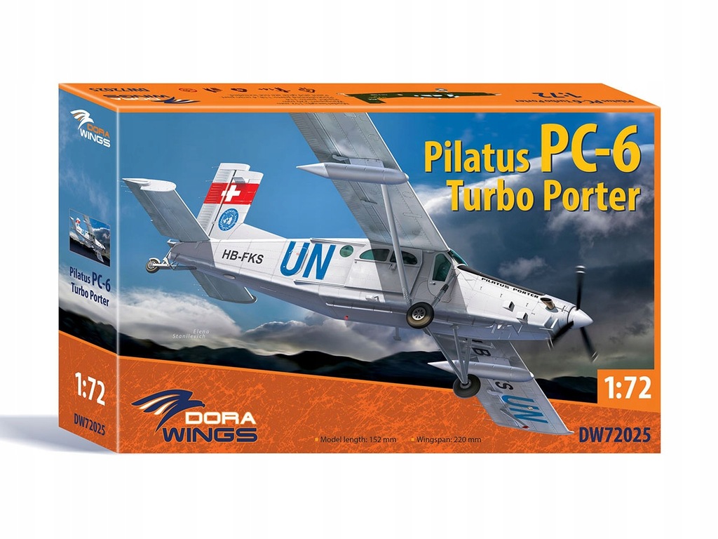 Samolot Pilatus PC-6 Turbo Porter DW72025 Dora