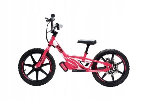 Rowerek biegowy elektryczny MINI CROSS POLOVOLT ST-16 (Różowy)