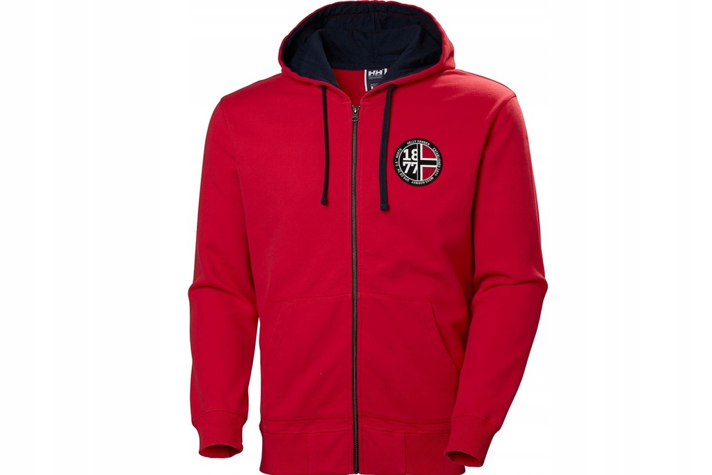 HELLY HANSEN 1877 FULL ZIP HOODIE ~M~ Męska Bluza