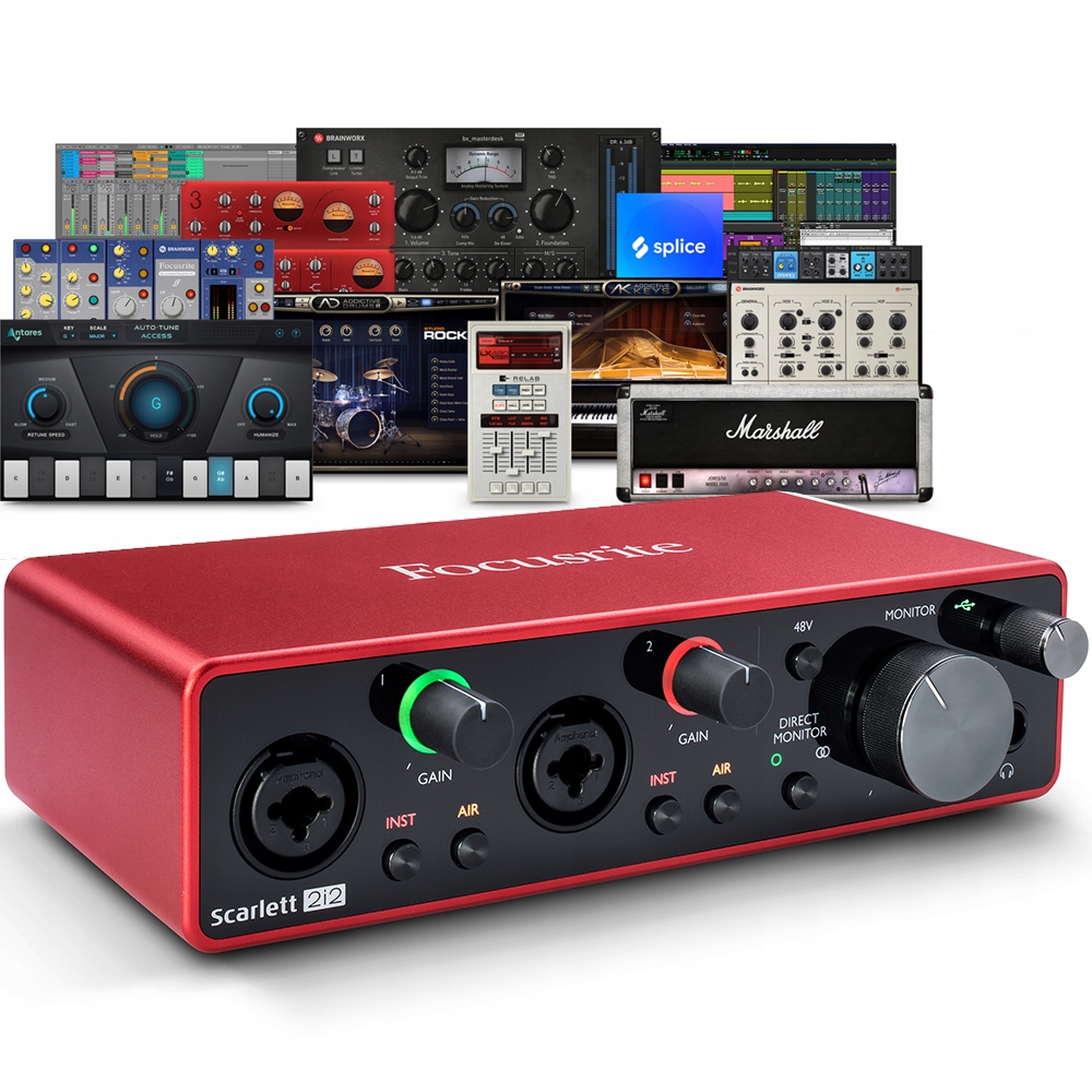 Focusrite Scarlett 2i2 3rd Gen + Ableton+Protools