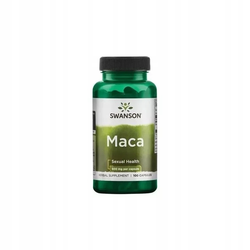 SWANSON Maca Lepidium meyenii 500 mg 100 kapsułek