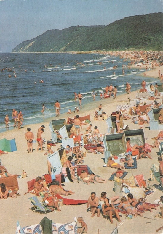 MIĘDZYZDROJE - KAWCZA GÓRA + PLAŻA - 1985R