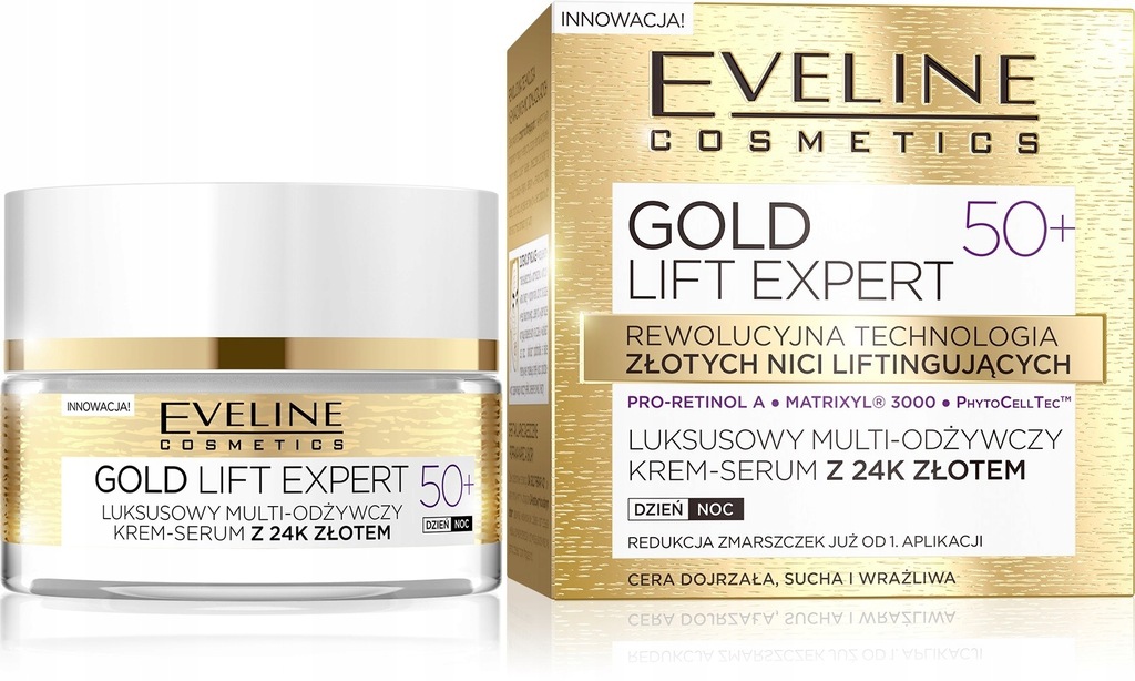 Eveline Expert 50+ Krem-serum multi-odżywczy 50ml