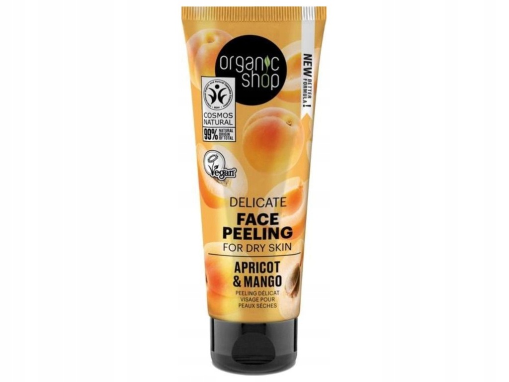 ORGANIC SHOP FC Peeling d/twarzy delikatny