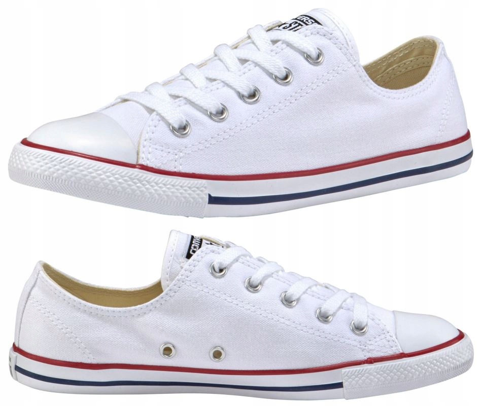 CONVERSE TRAMPKI DAMSKIE BIAŁE 42