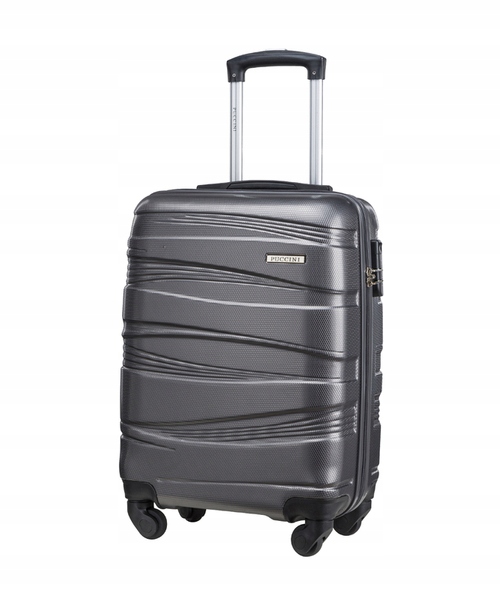 Mała walizka Puccini ABS020C antracytowa 38 litrów