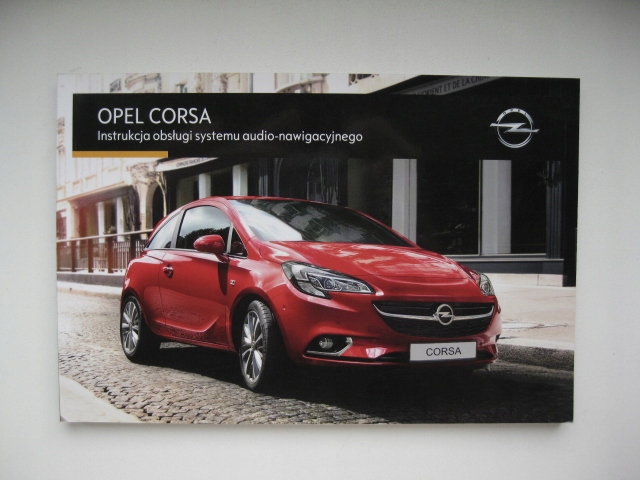 Opel Corsa E instrukcja radia nawigacji Corsa E