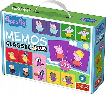 TREFL 02270 Gra Memos Classic&plus Świnka Pepp