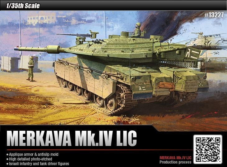 ACADEMY 13227 Czołg Merkava Mk.IV LIC 1:35