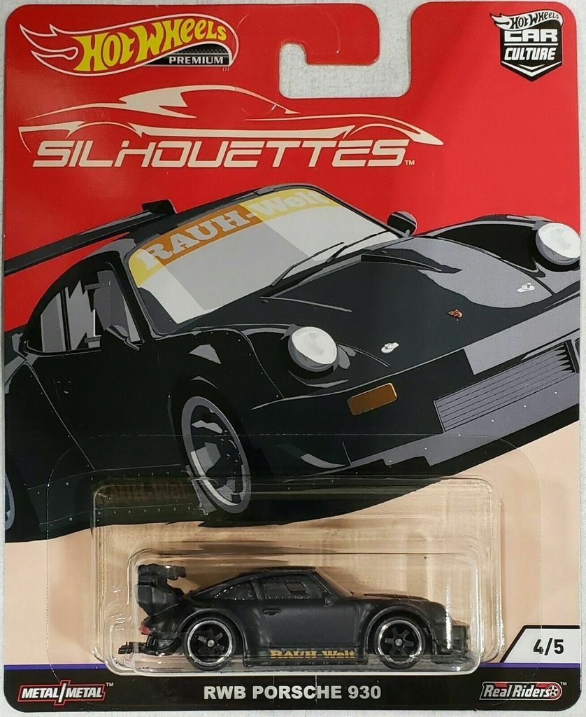 hot wheels porsche silhouette