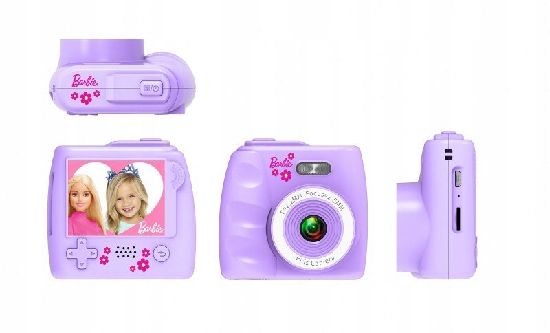 Cyfrowy aparat fotograficzny Barbie niebieski