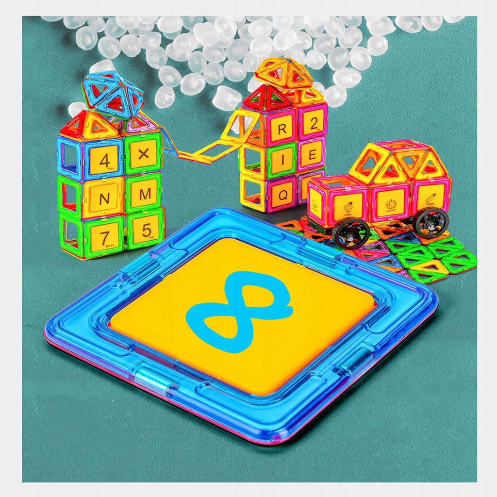 Купить Магнитные развивающие конструкторы 56 шт.: отзывы, фото и ...