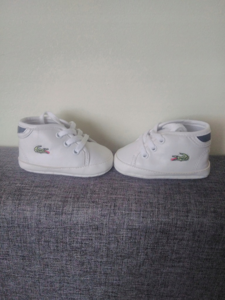 Buciki niemowlęce LACOSTE rozm.1,długość.wkł.11cm