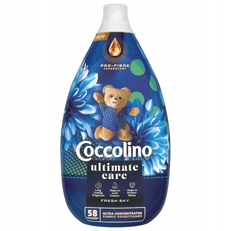 COCCOLINO Ultimate Care Płyn do płukania Fresh Sky 870ml 58 prań