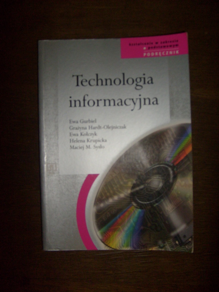 Technologia informacyjna Gurbiel bdb okazja tanio