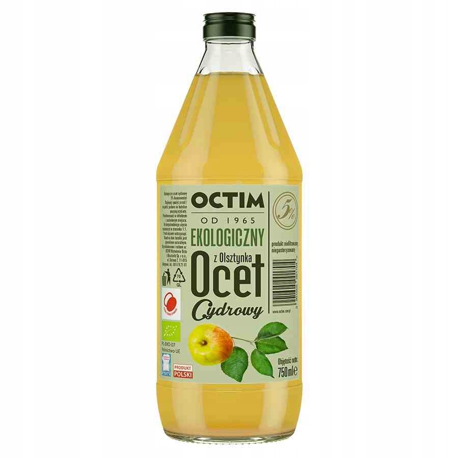 Ocet cydrowy 5% OCTIM BIO but.szkl, 0,75L