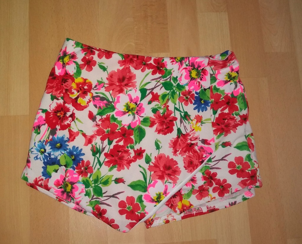 Spódnica, spódnico spodnie w kwiaty S
