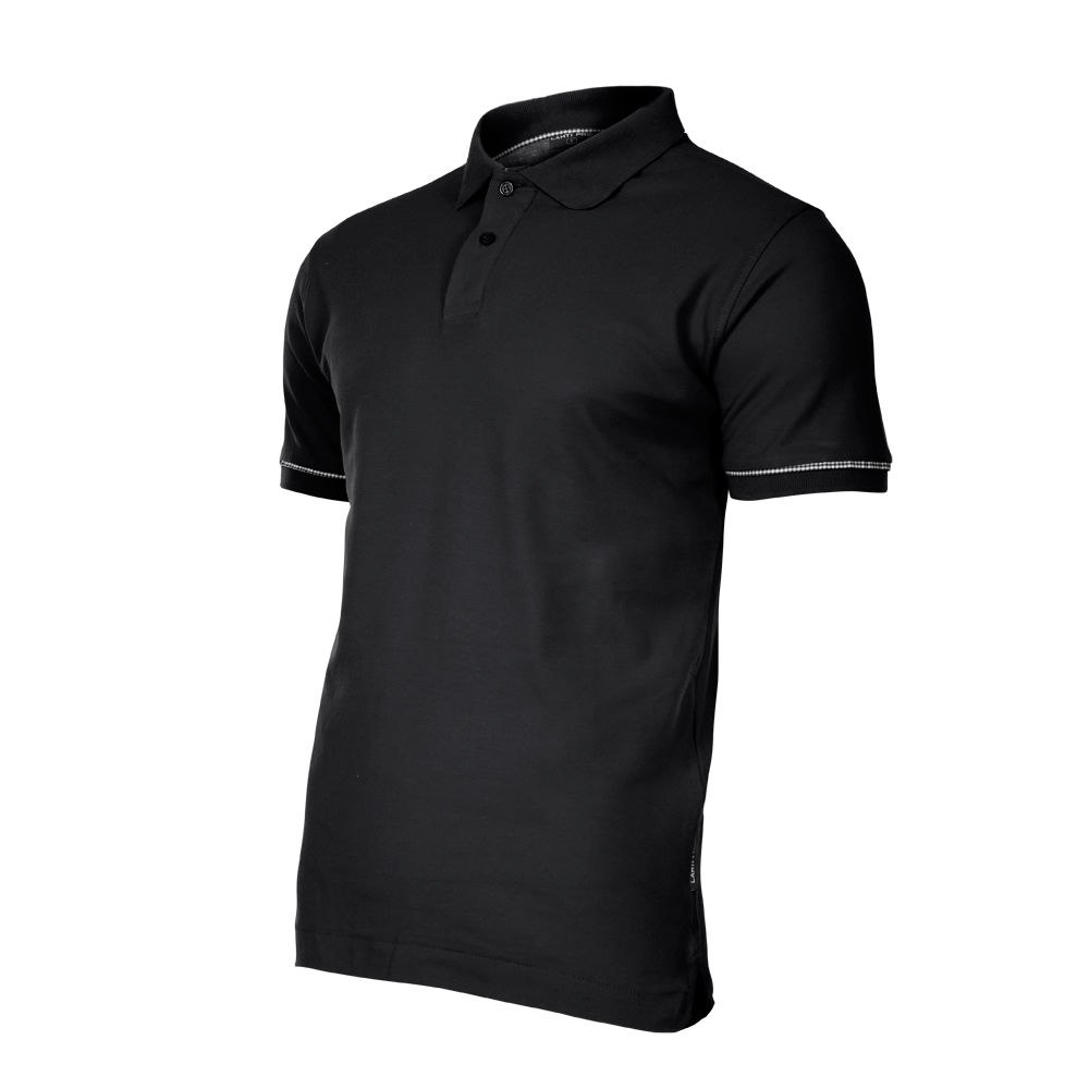 Koszulka polo, 220g/m2, czarna, "l", ce