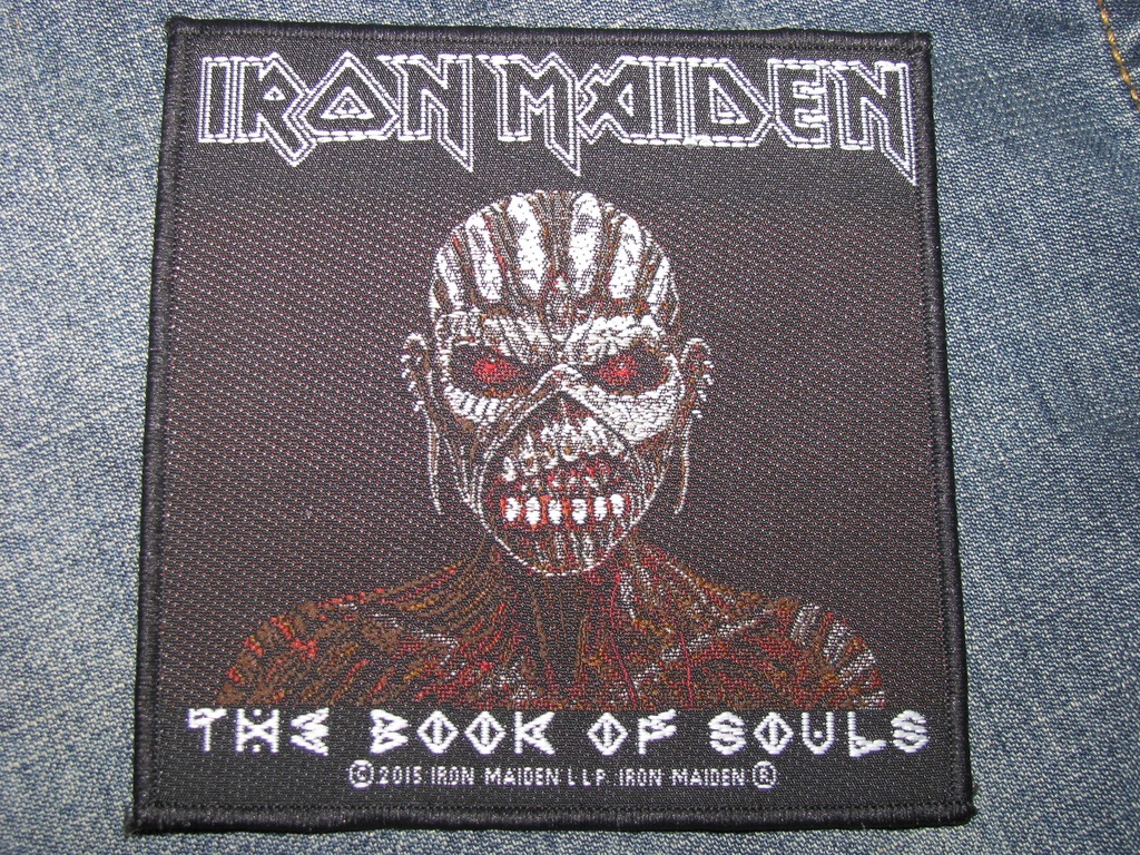 IRON MAIDEN Book heavy metal Naszywka import