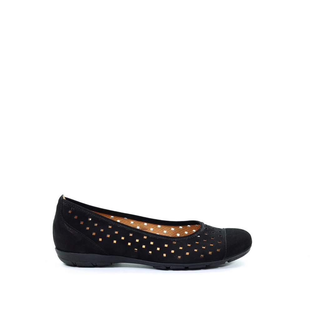 Damskie baleriny czarne Gabor 64.169.17 - 40
