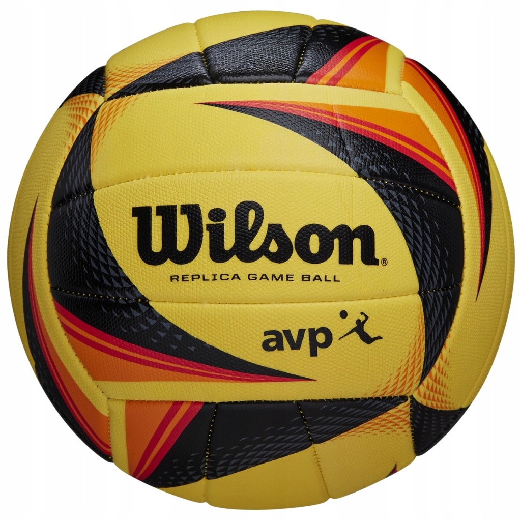5 Piłka siatkowa Wilson AVP Replica Game żółto-cza