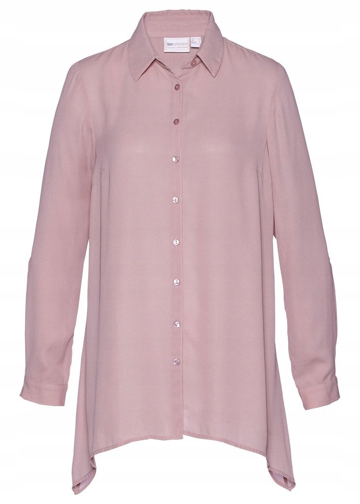 PLISĄ Z DŁUGA MODNA BLUZKA GUZIKOWĄ BPC 42