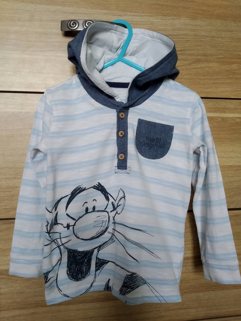 Disney Tygrysek bluza z kapturem r.92