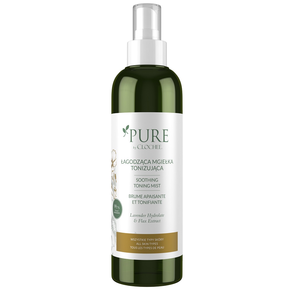 Pure by Clochee Soothing łagodząca mgiełka tonizująca do twarzy 200ml