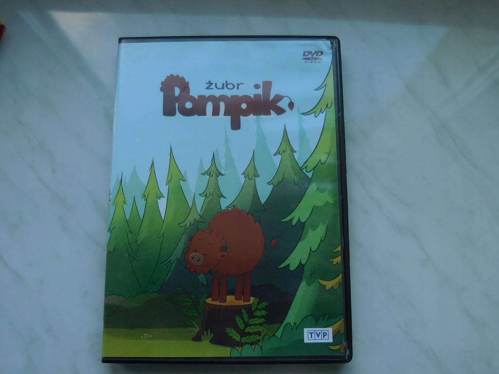 Żubr Pompik bajki na płycie DVD