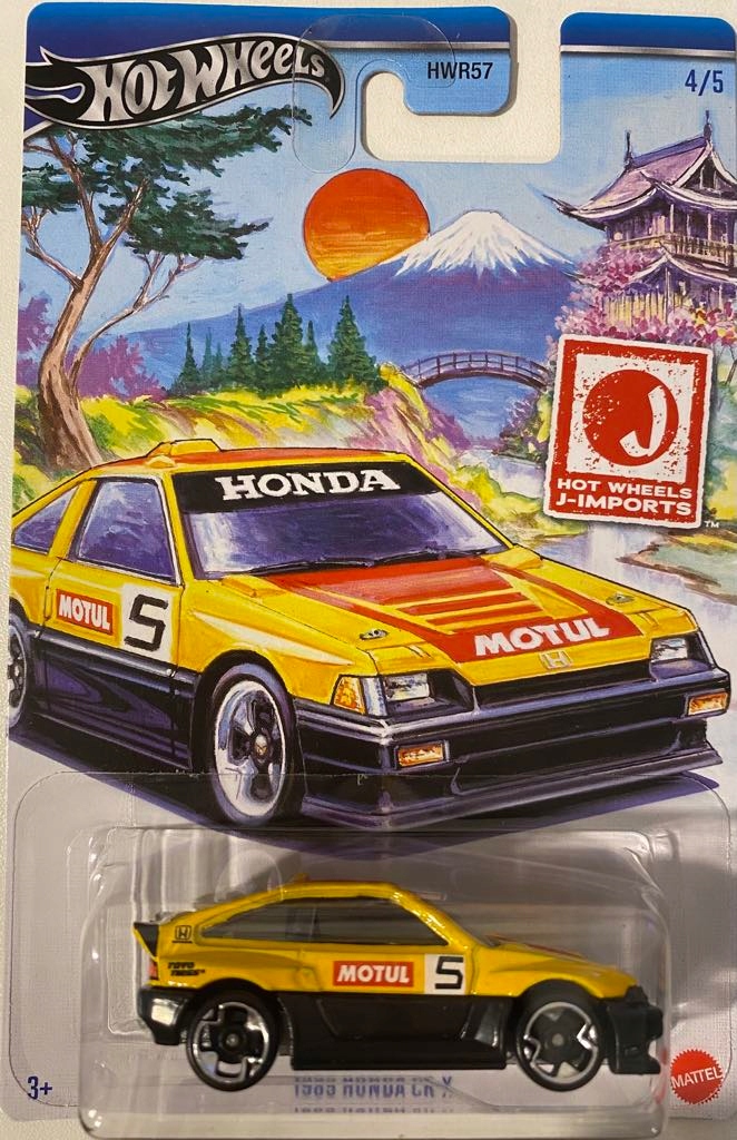 Hot Wheels Honda CR-X 1985- J-Imports