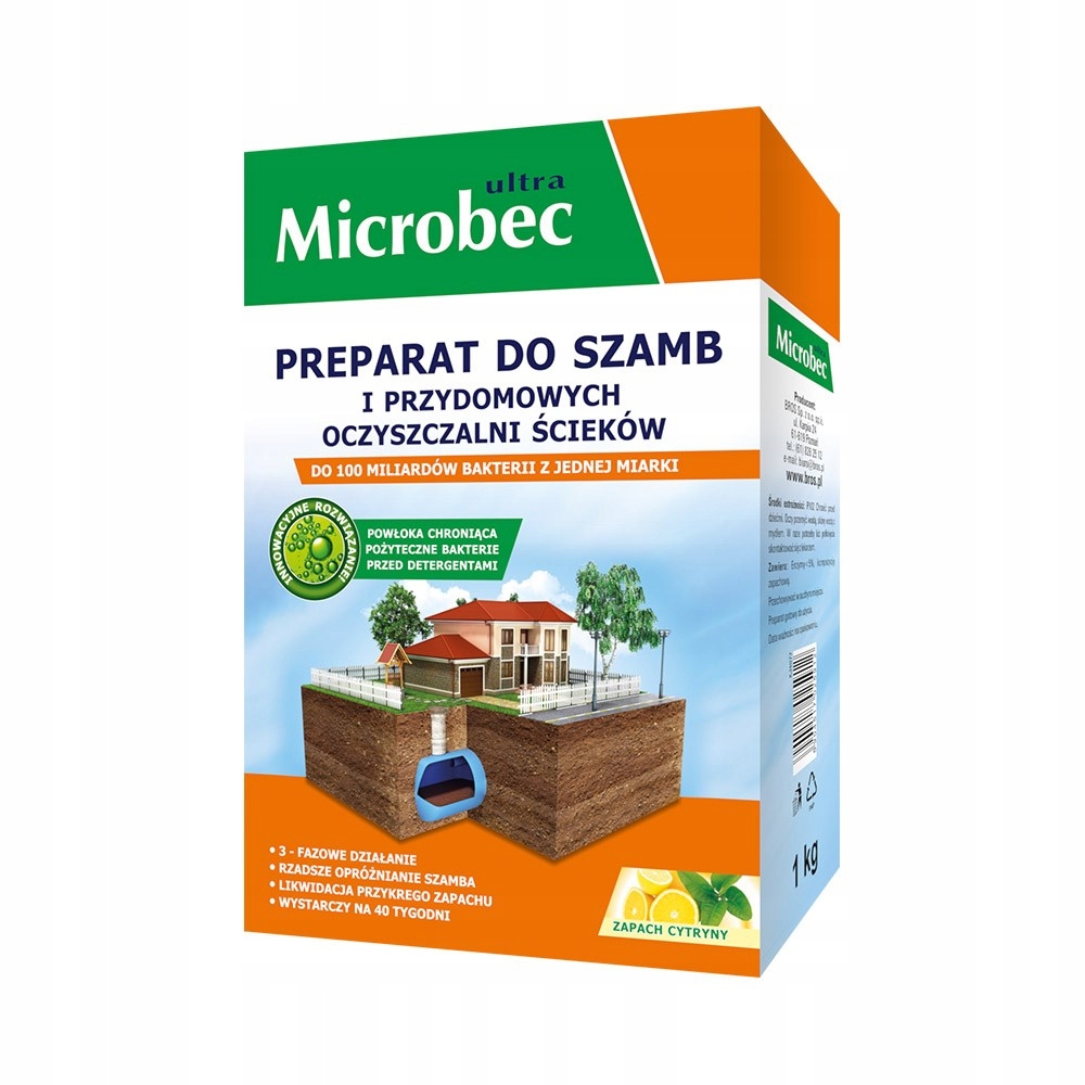 Preparat do szamb i przydomowych oczyszczalni 18x2