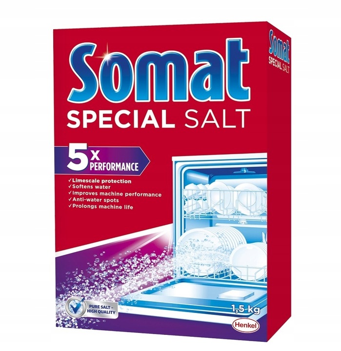 SOMAT salt - sól do zmywarki 1,5 kg