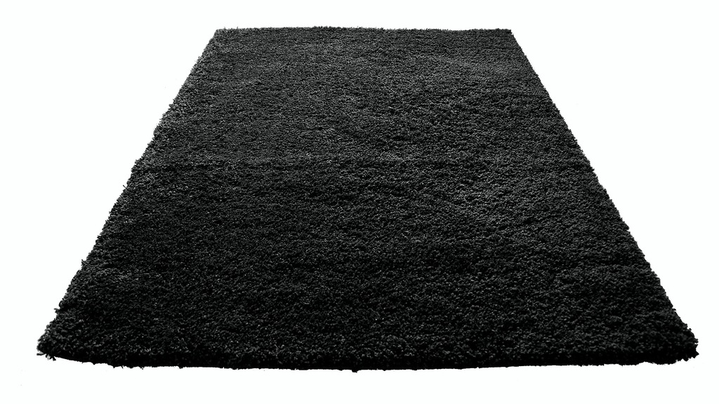 DYWAN SHAGGY 5cm 170x120 MIĘKKI GĘSTY WŁOS SZARY 6814446062