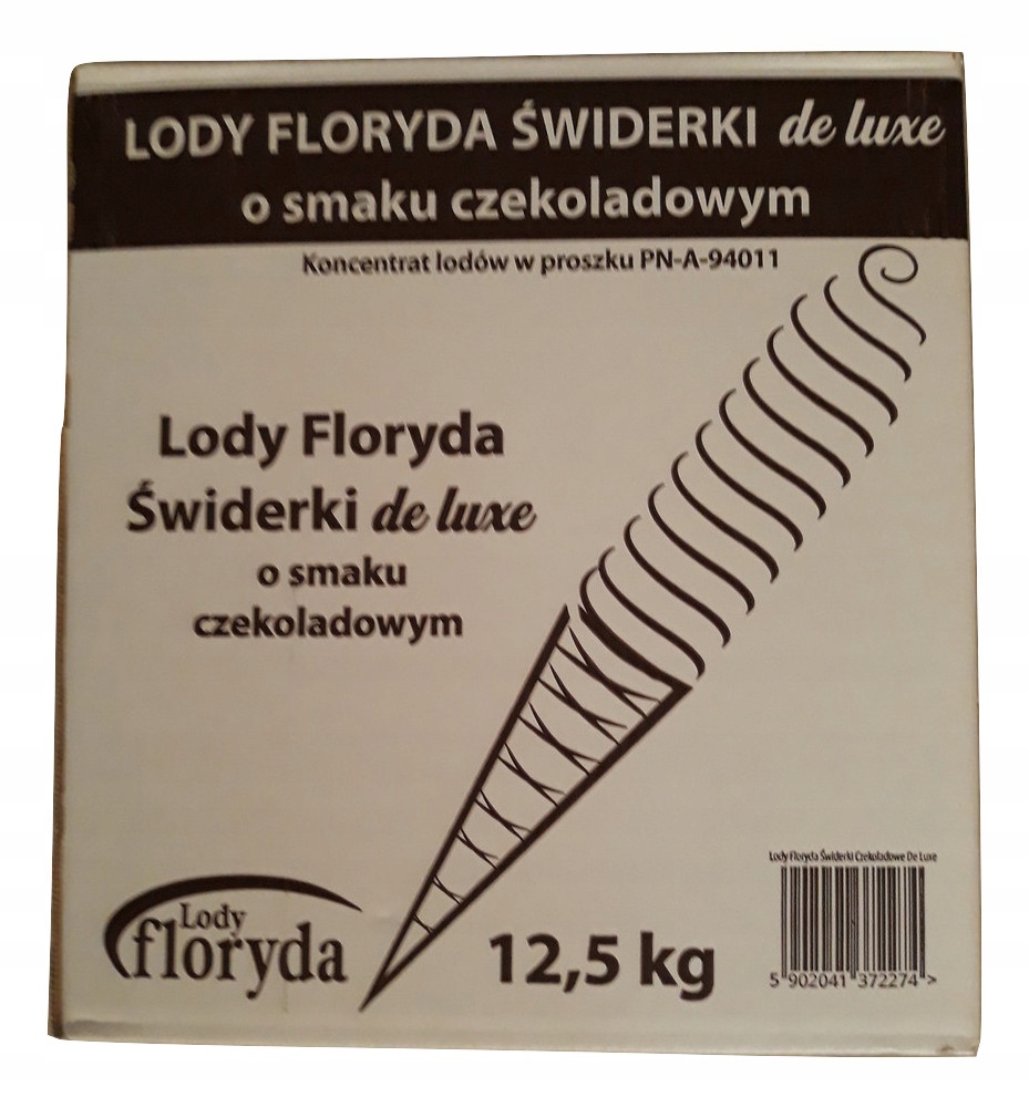 LODY CZEKOLADOWE W PROSZKU (ŚWIDERKI) 12,5 KG.