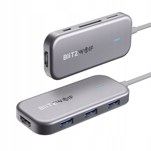 Купить Концентратор Blitzwolf BW-TH5 USB-C, 3 адаптера USB 3.0, 7 в 1: отзывы, фото, характеристики в интерне-магазине Aredi.ru