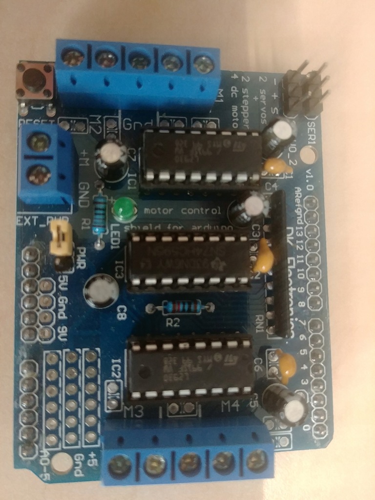 Układ scalony DK Electronics Motor control Arduino