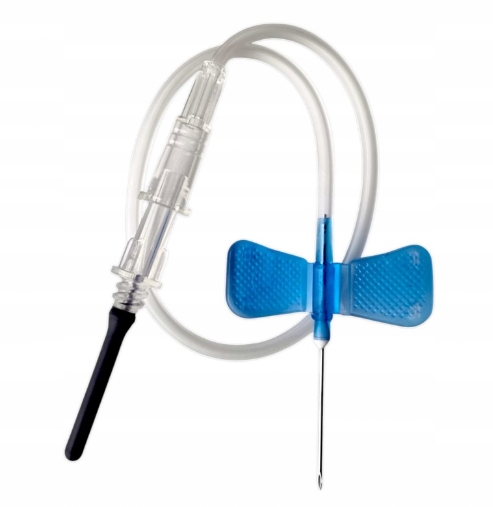 Igła motylkowa z wężykiem 23G x 3/4"